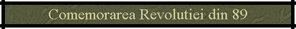 Comemorarea Revolu�iei din 89